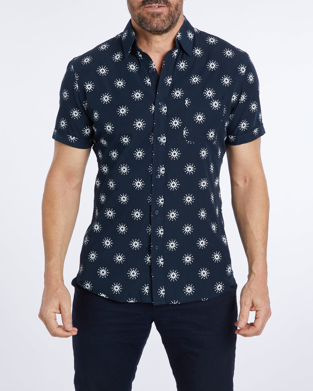 Cardano Summer - Navy Print