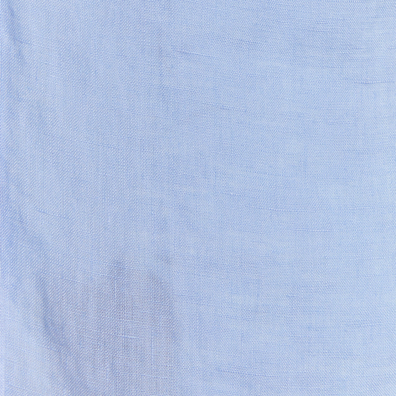 Short Sleeve 1-Pocket Linen - Light Blue