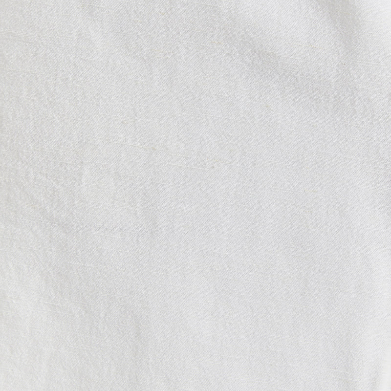 Short Sleeve 1-Pocket Linen - White