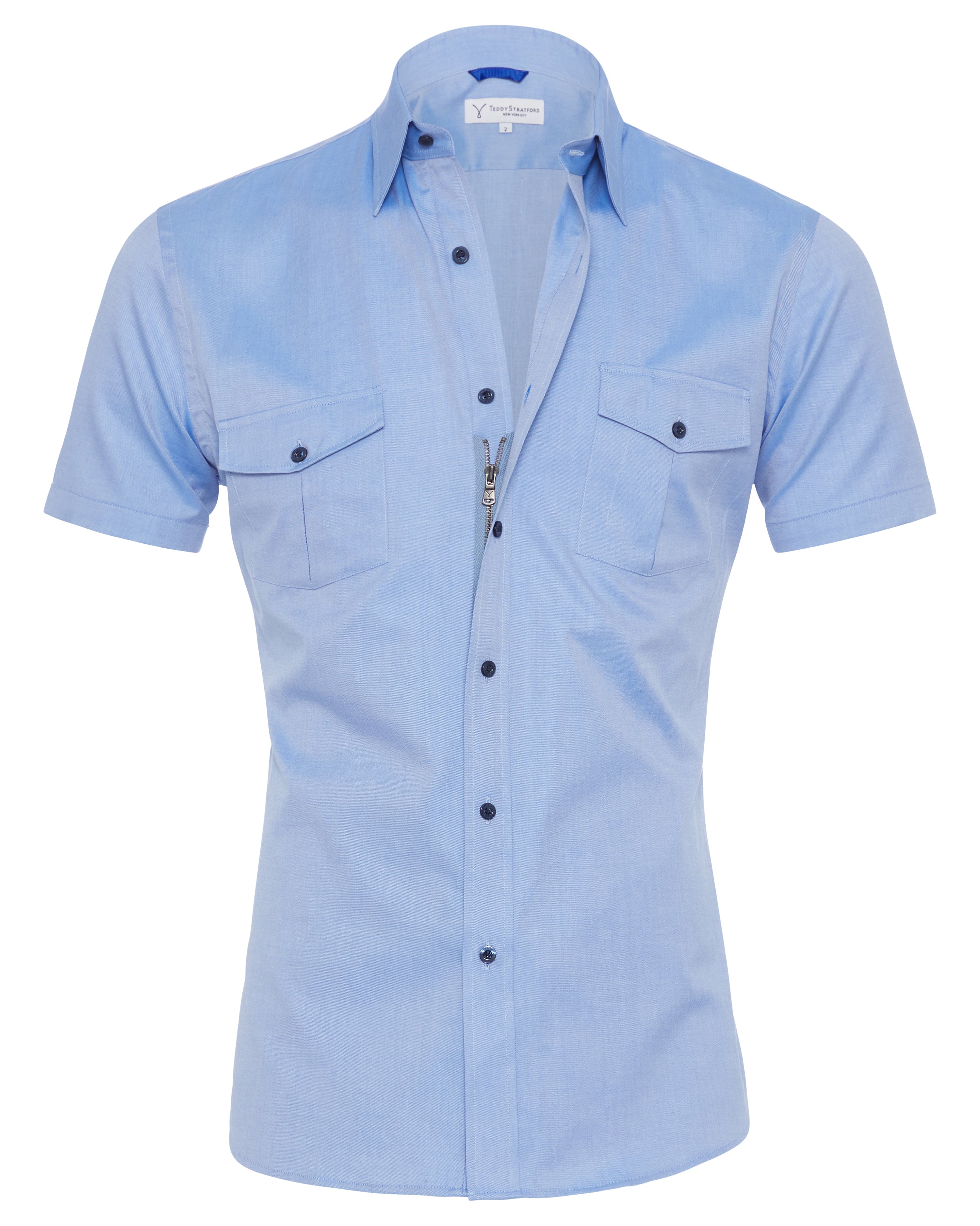 The Twill Cop Shirt - Polar Blue