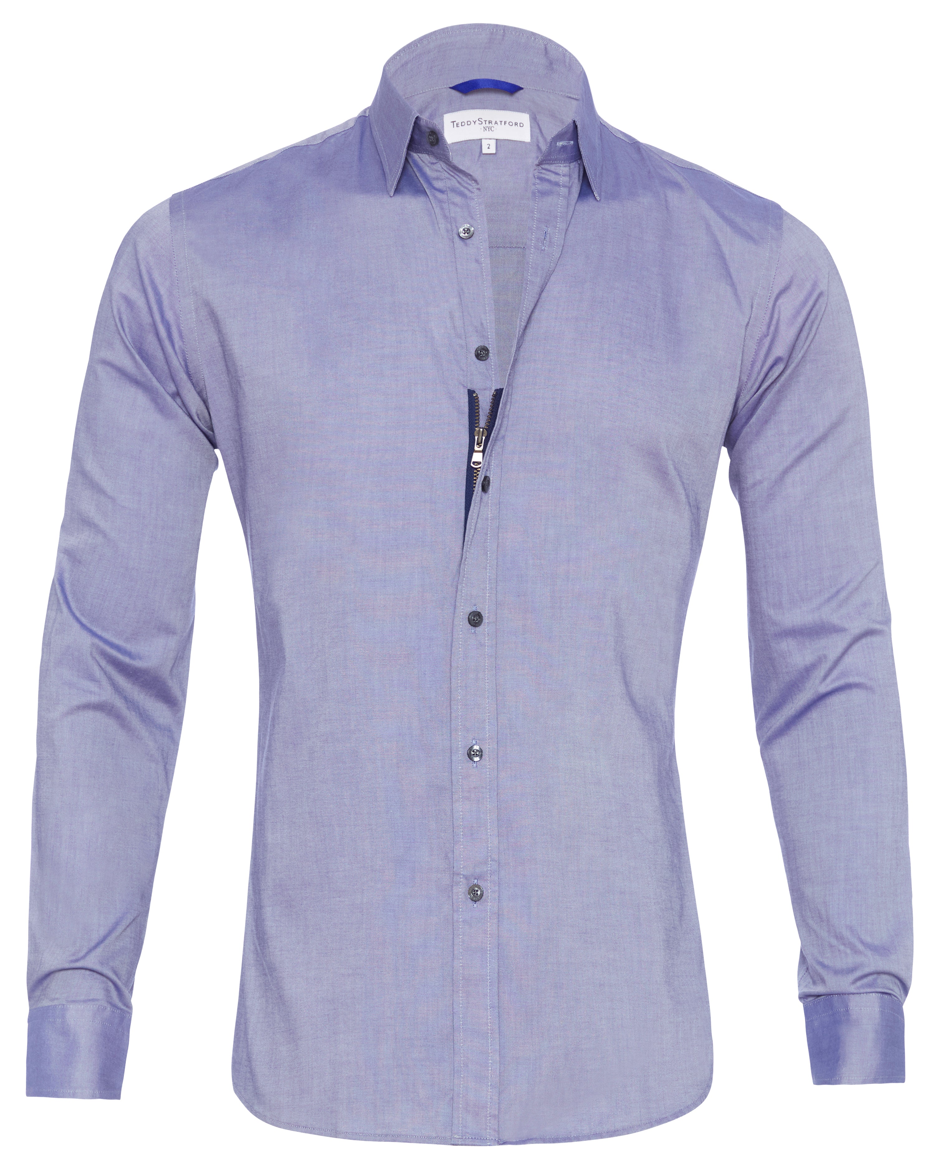 Wrinkle-Resistant OG Oxford - Indigo