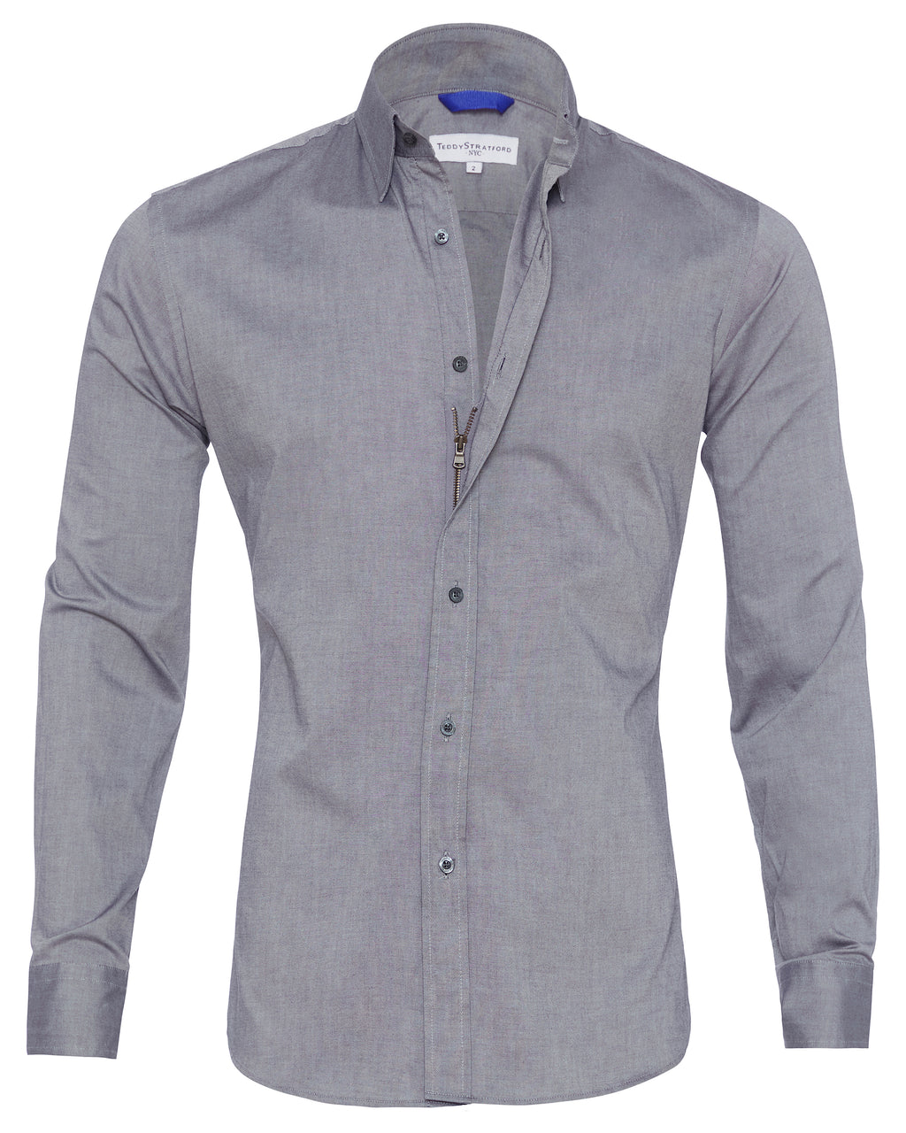 Wrinkle-Resistant OG Oxford - Metal Gray