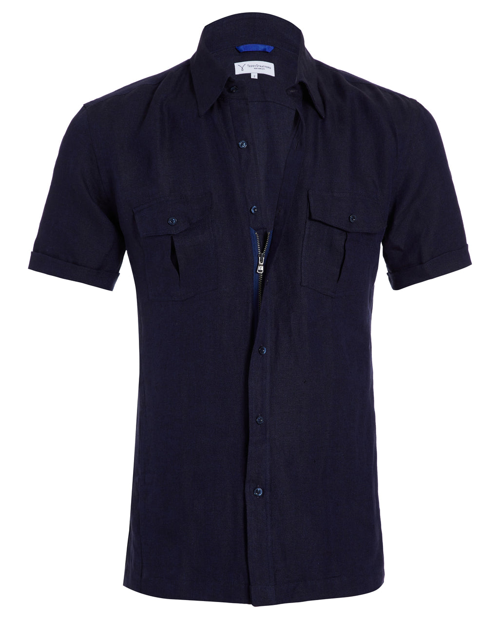 The Urban Legend w/Side Pockets - Navy Linen