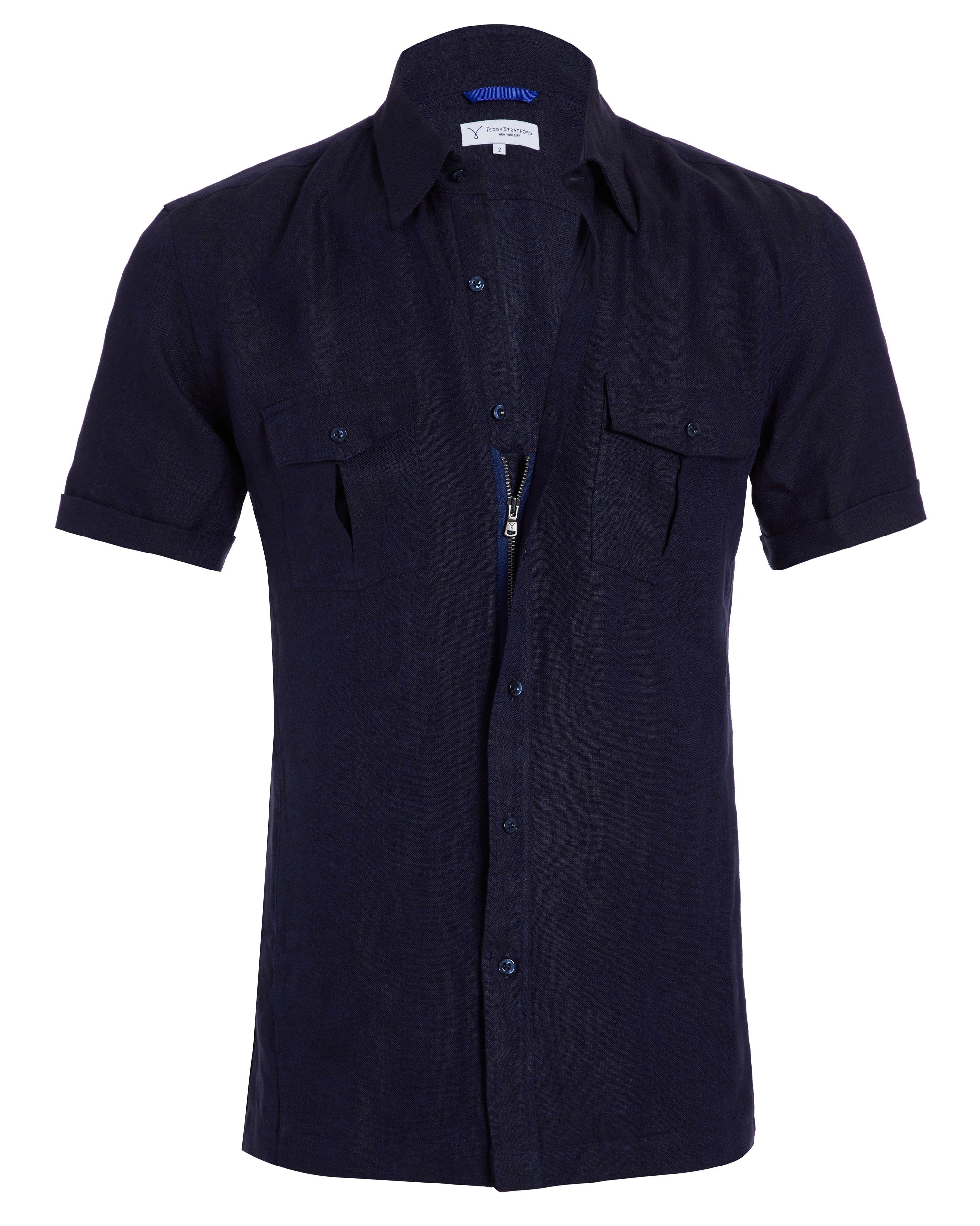 The Urban Legend w/Side Pockets - Navy Linen