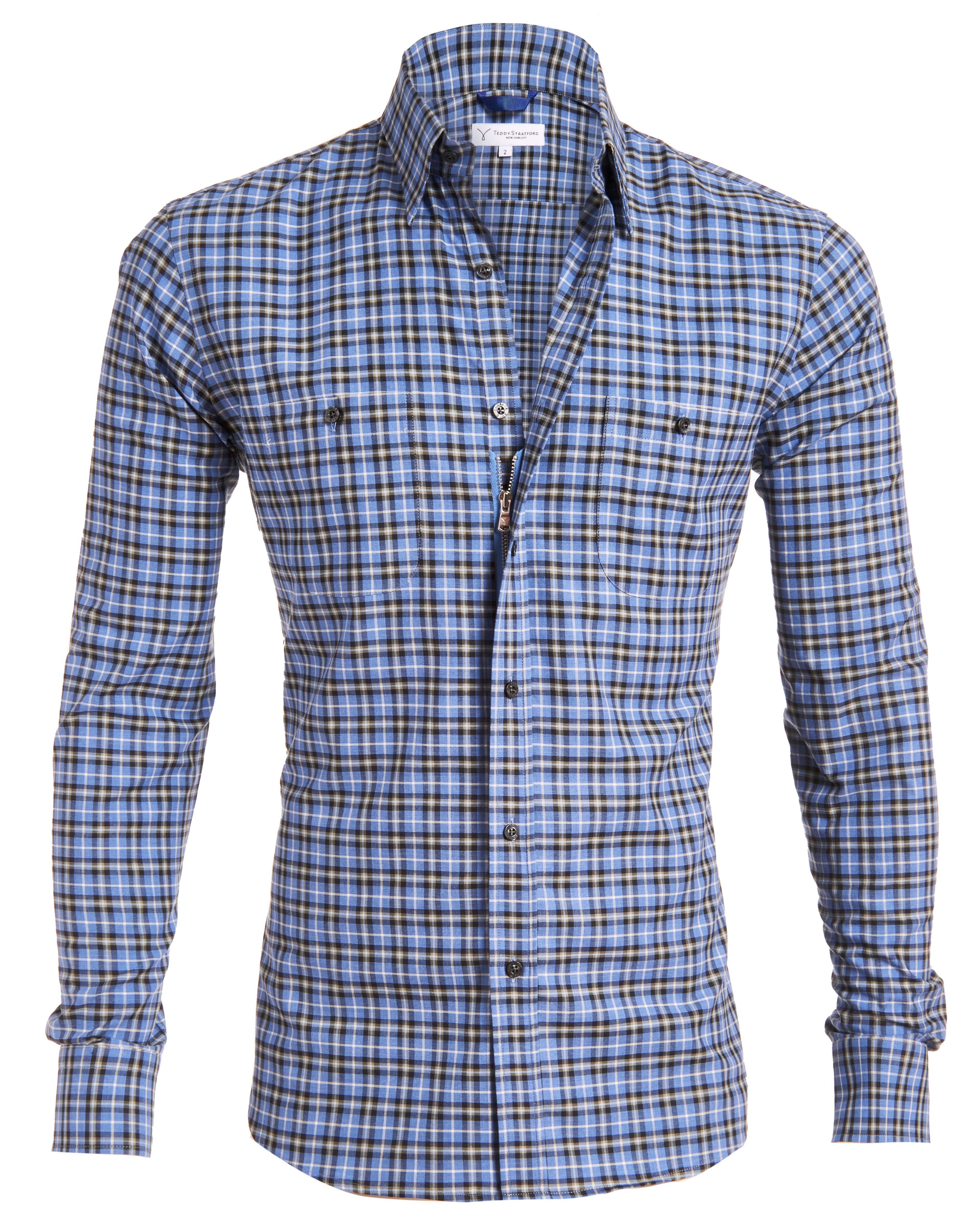 Blue, Gray & Black Flannel