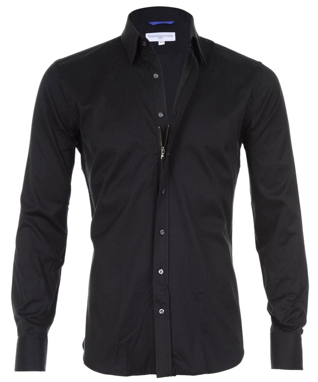Incognito Stretch Poplin - Black
