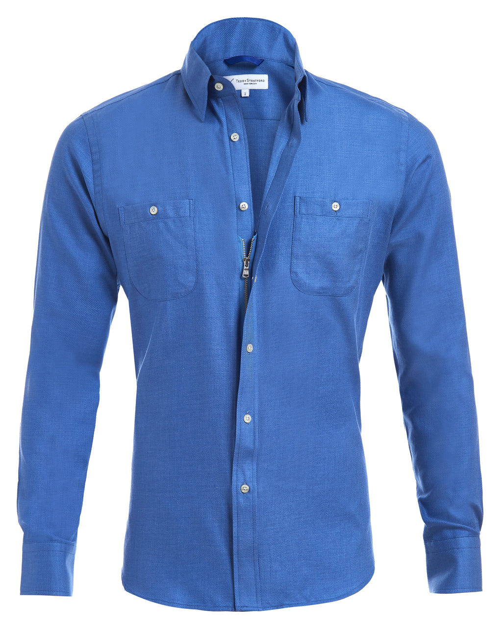 Two-Pocket Lux Flannel Twill - French Blue