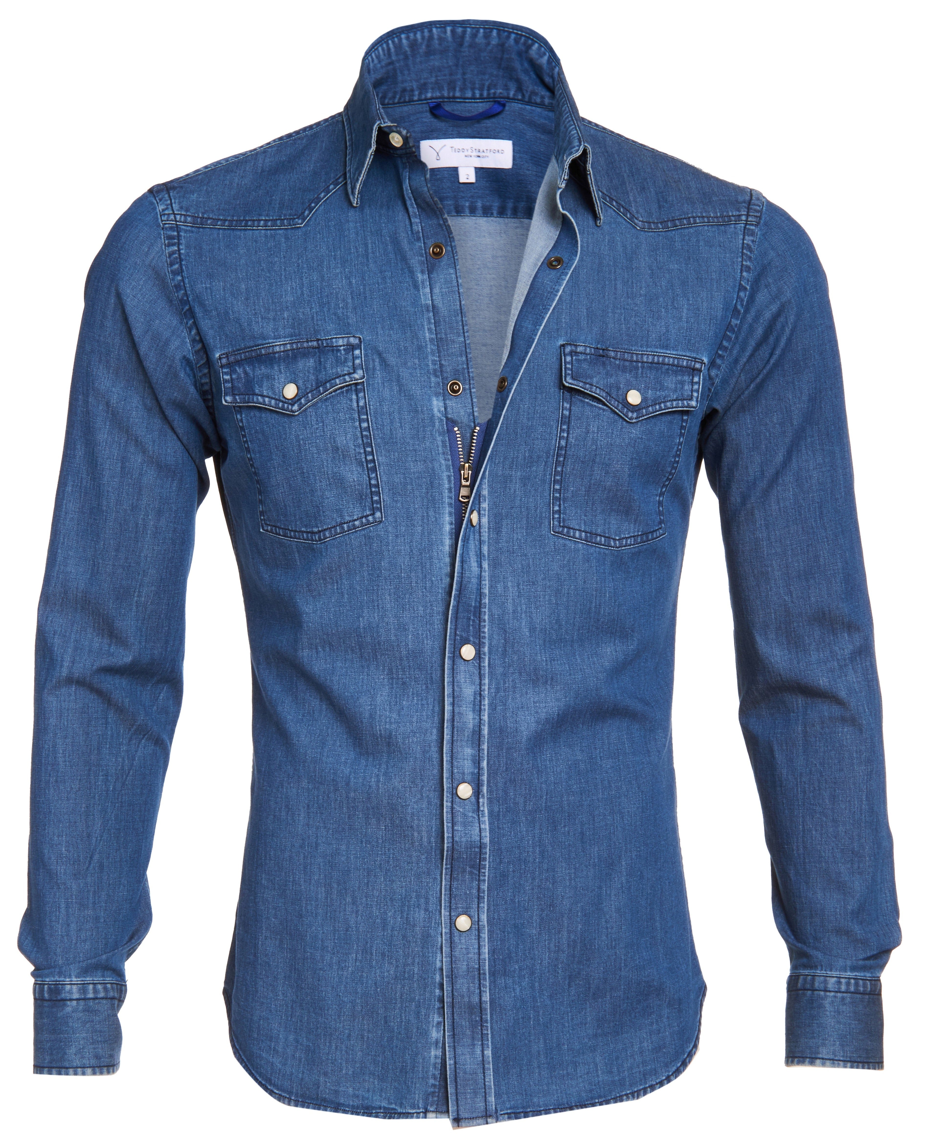 The Stretch Denim Western - Small Batch #293 Indigo Denim
