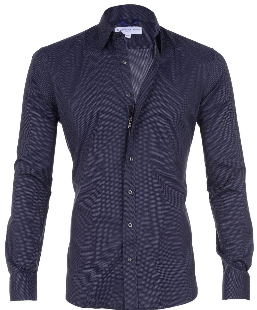 Midnight Micro-Dot - Midnight Blue