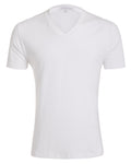 V-Neck T-shirt in Tedra™ - White
