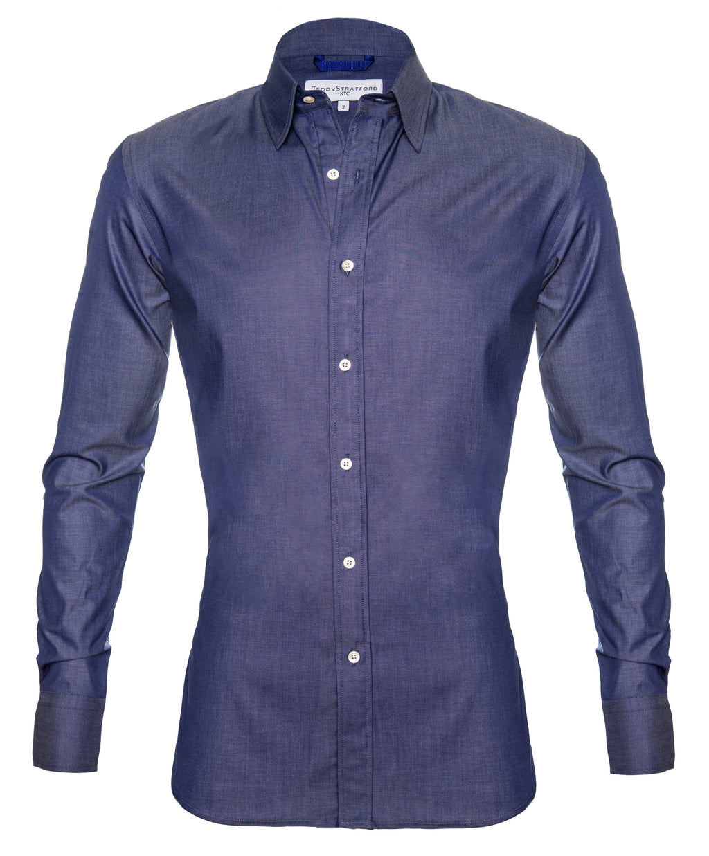 Dark Indigo Stretch Twill - Indigo