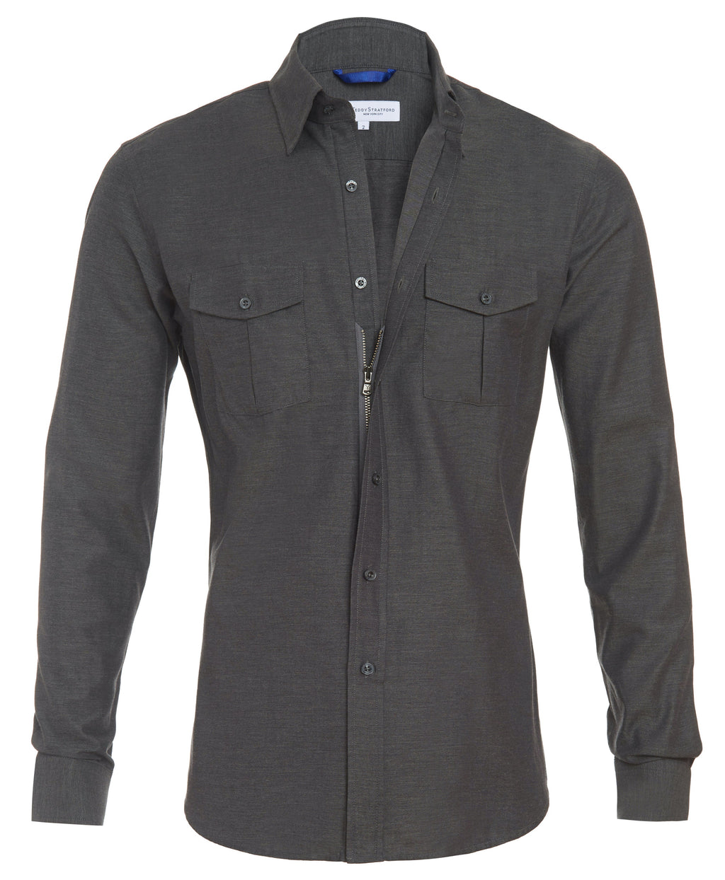 The NYTD Two-Pocket Twill - The NYTD in Gray Twill