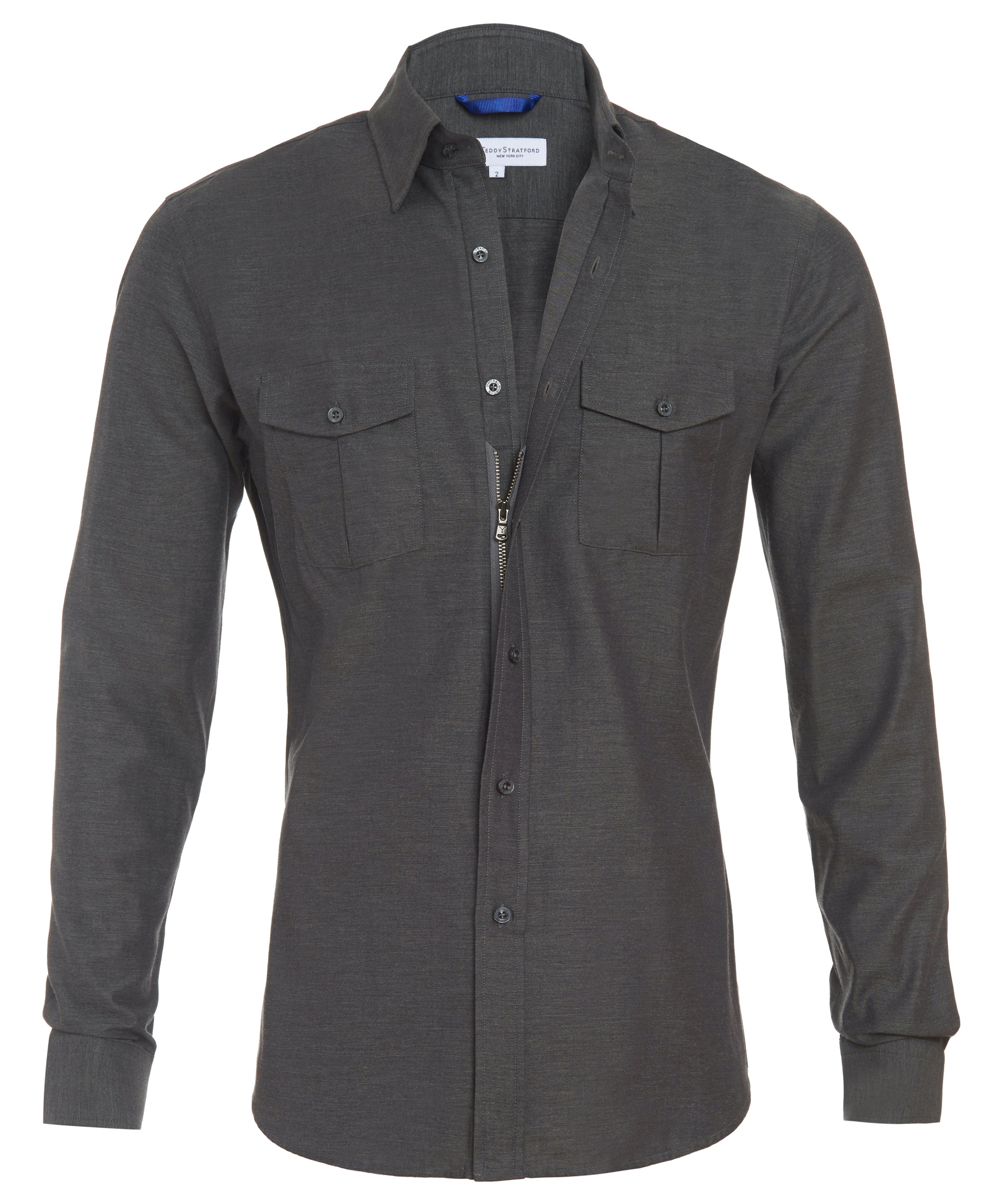 The NYTD Two-Pocket Twill - The NYTD in Gray Twill