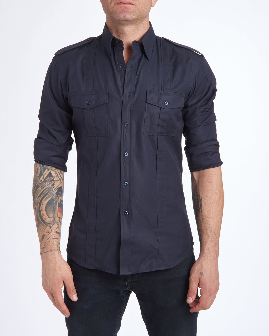 The Raider Shirt - Midnight Blue