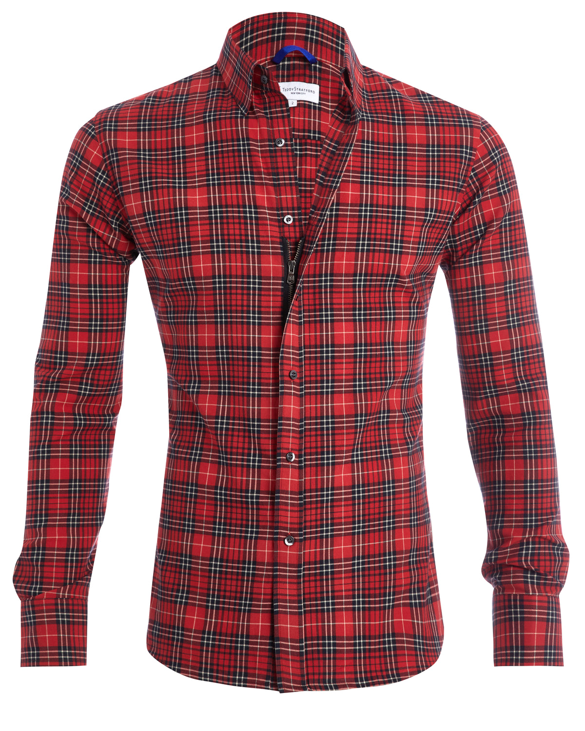 Dress Flannel- Red & Black Plaid