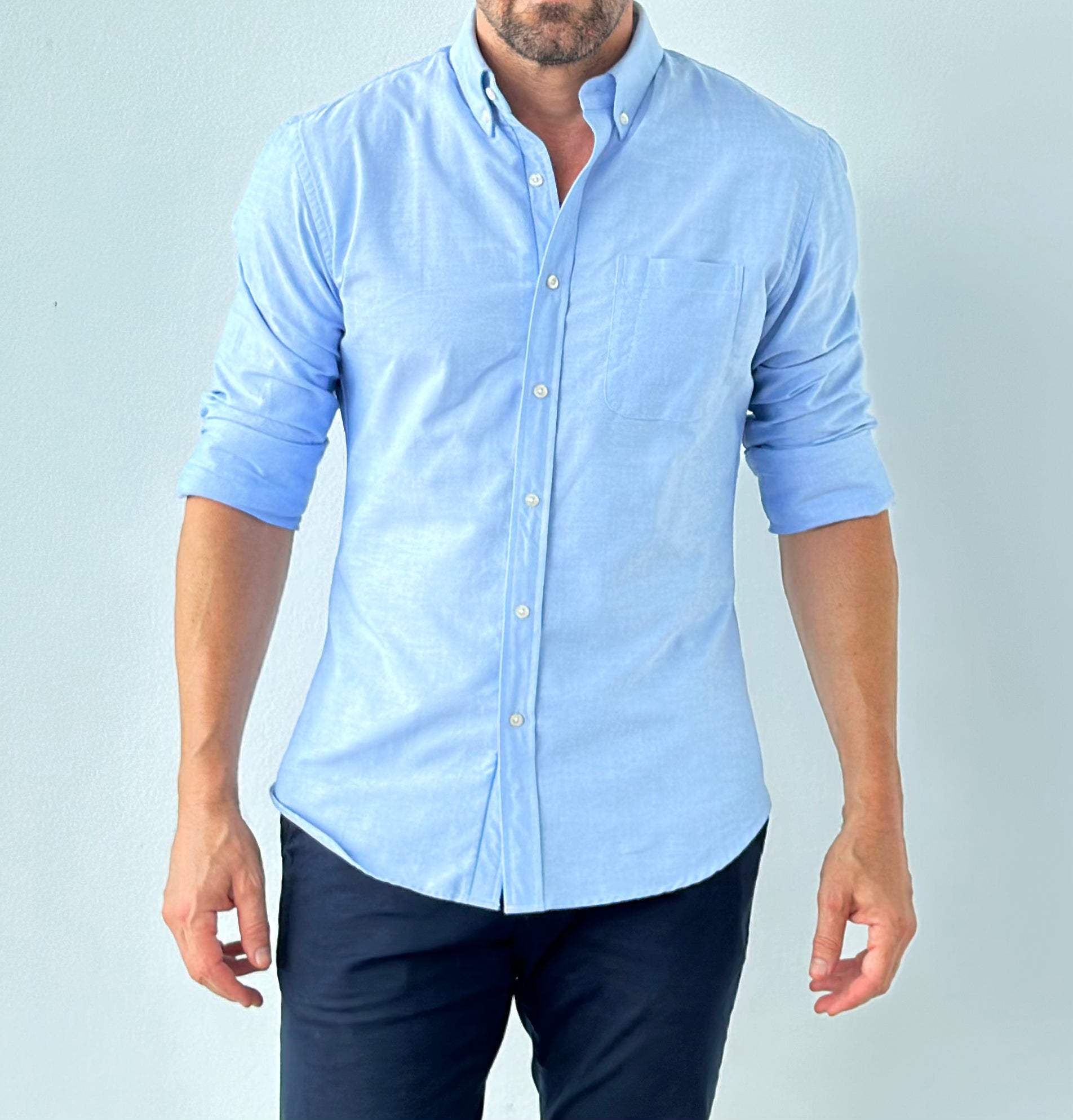 The Solid OCBD - Light Blue
